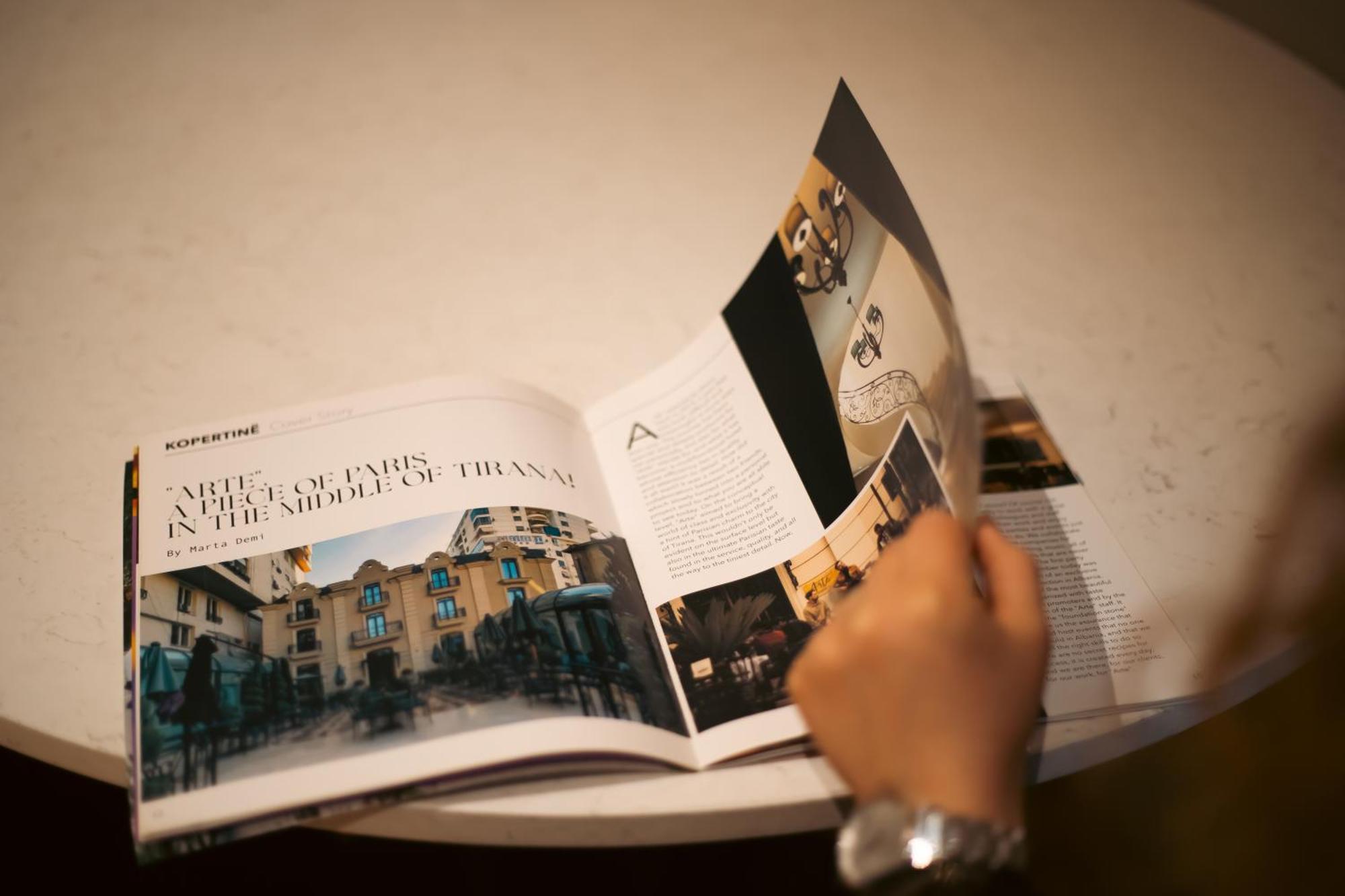 Arte Boutique Hotel 地拉那 外观 照片